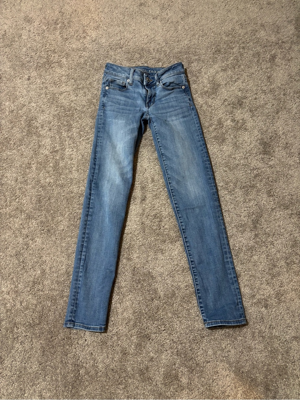 American Eagle Outfitters Super Stretch Skinny Jeans Women’s Size 00 Regular
